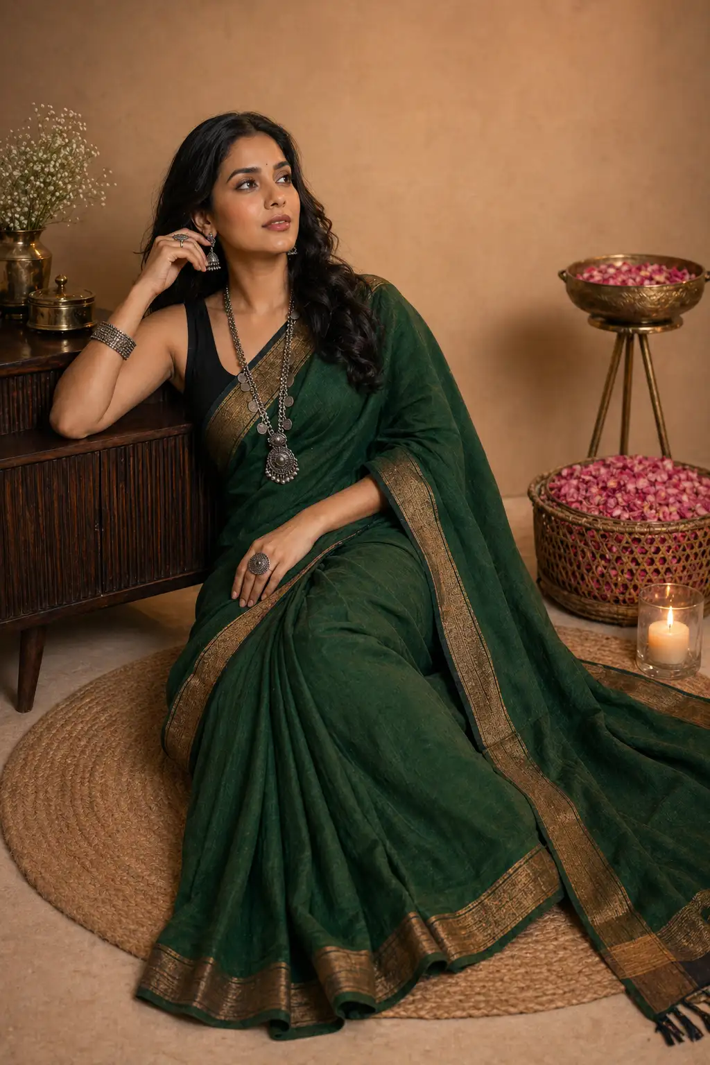 #0064 Saree product photography