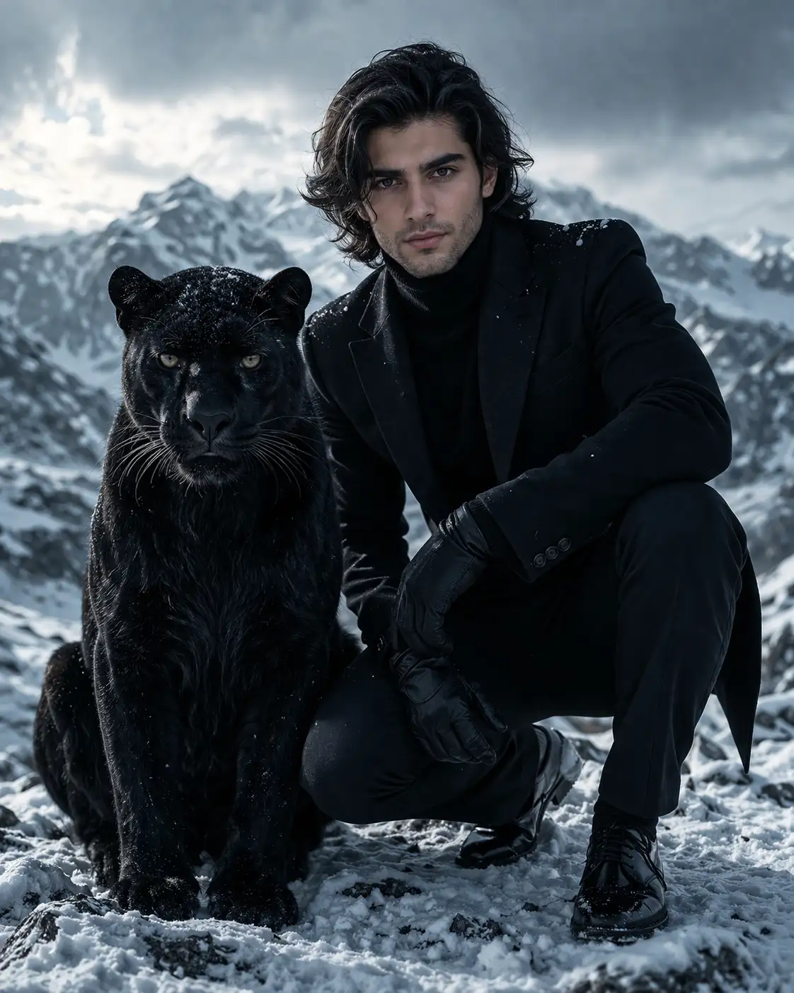 #0089 Cinematic panther portrait