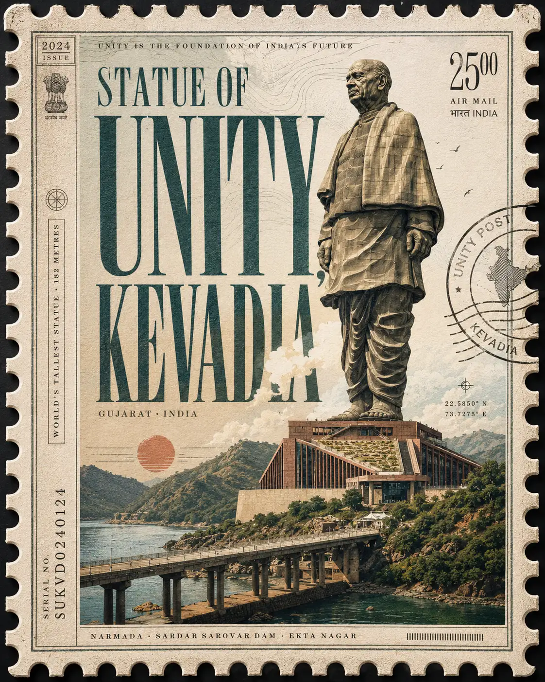 #0113 Premium Postal Stamp