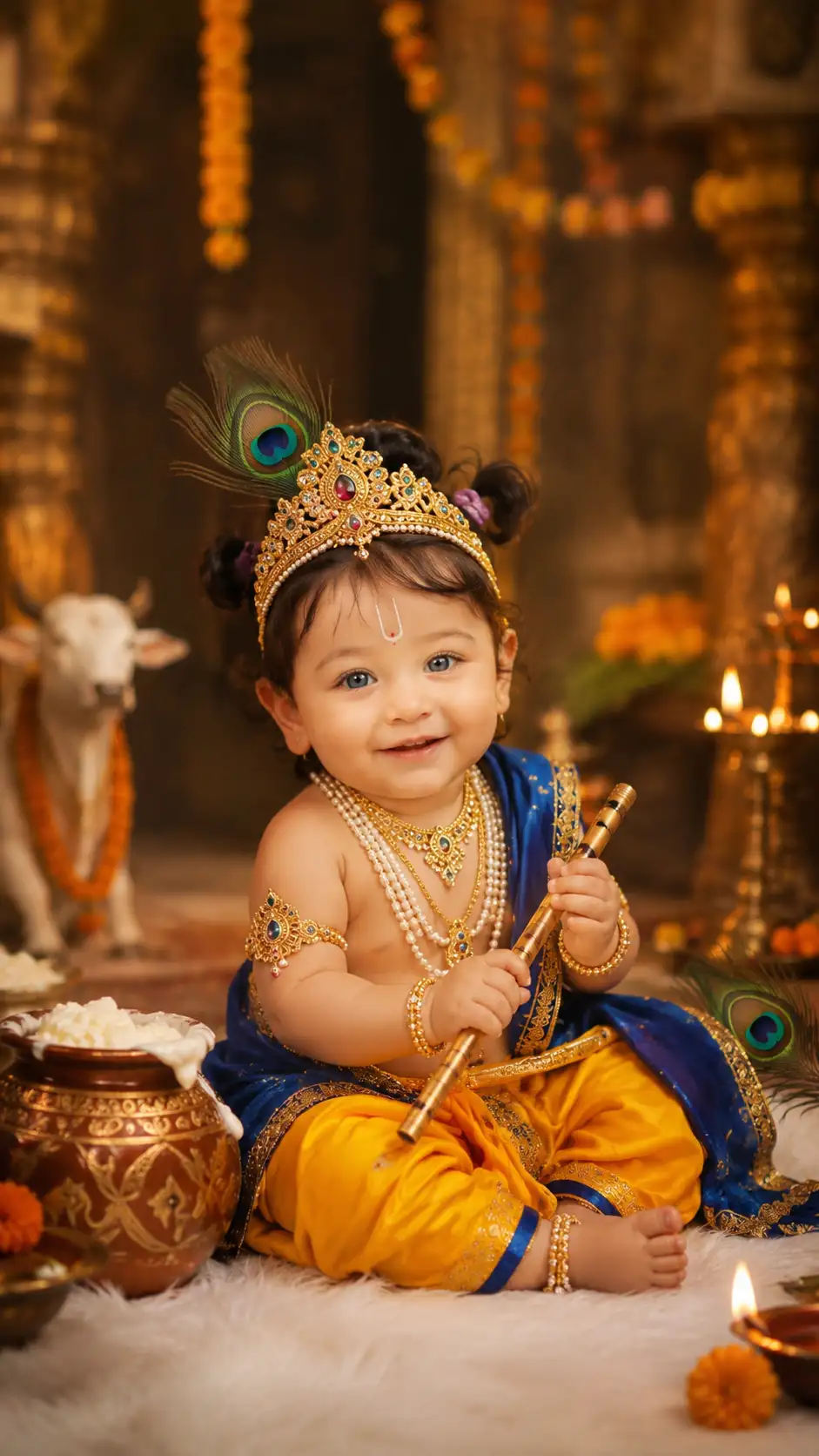 A high quality AI generated image of #0115 Kanha