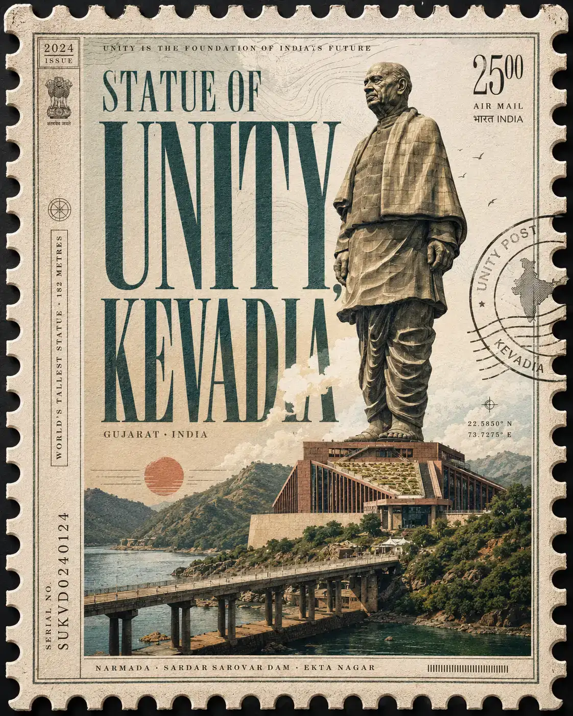 #0113 Premium Postal Stamp