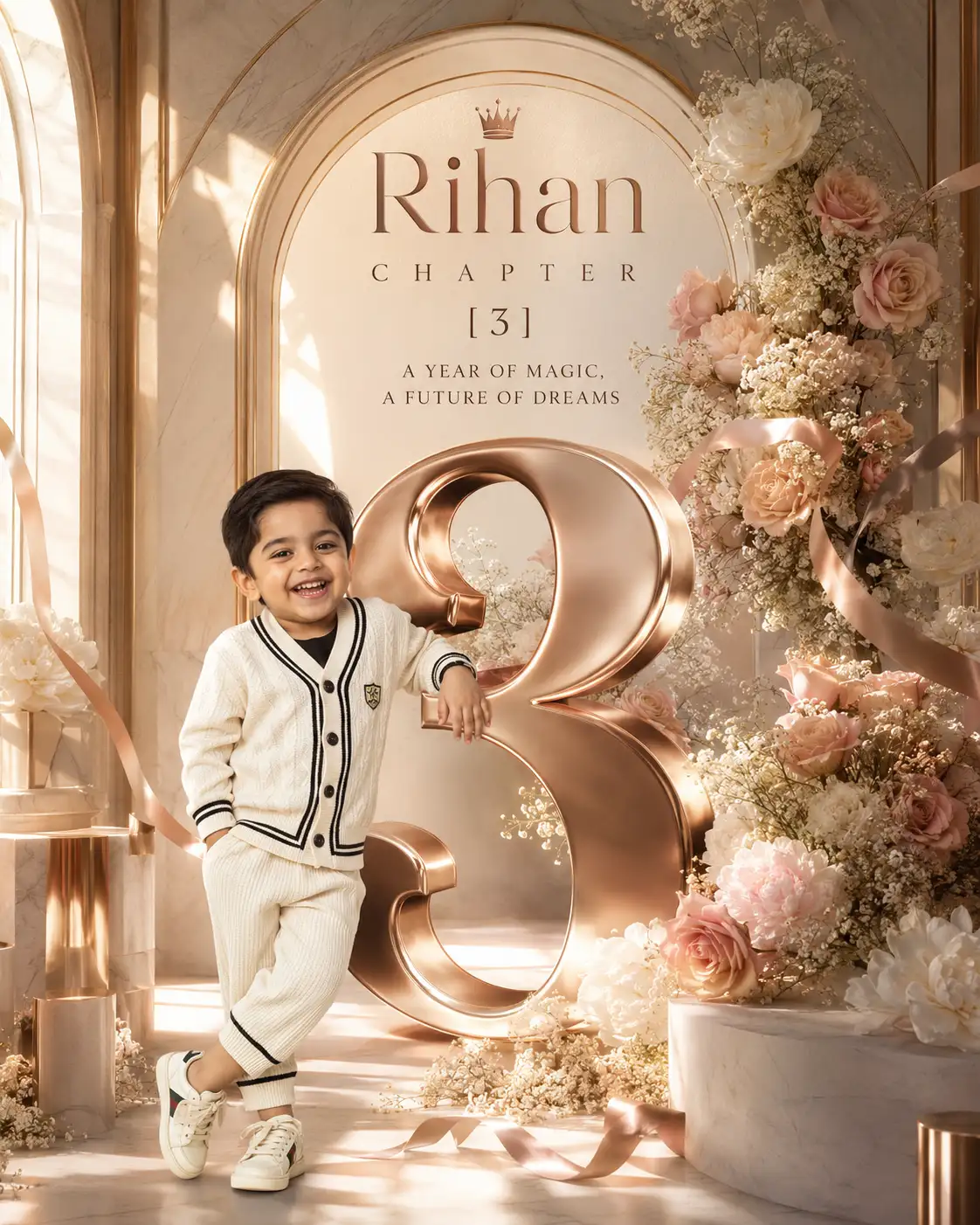 A high quality AI generated image of #0134 Personalized Birthday Poster Design