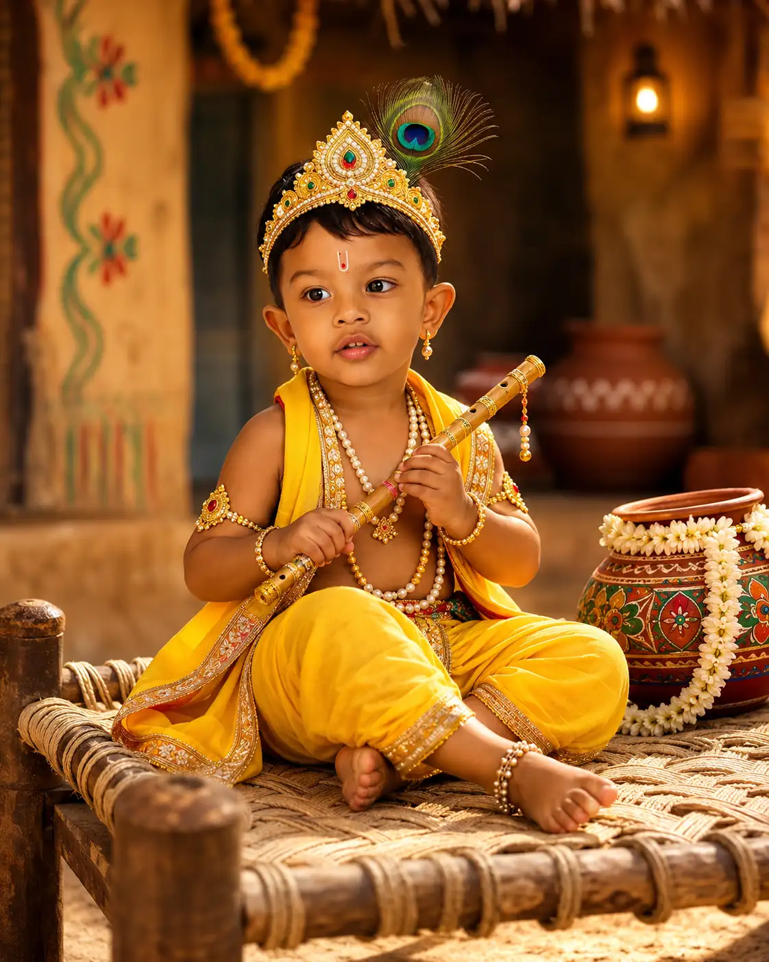 #0137 Krishna Janmashtami Baby Photoshoot