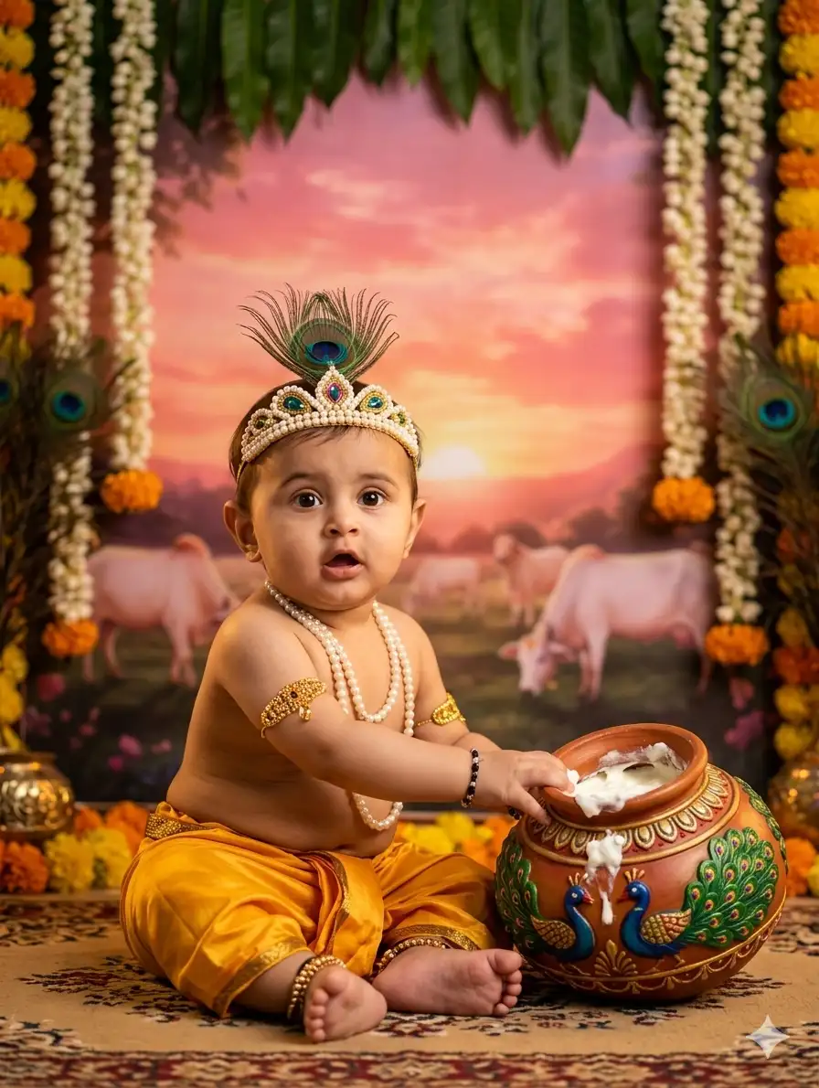 #0138 Janmashtami Special: Transform Your Baby into Little Lord Krishna